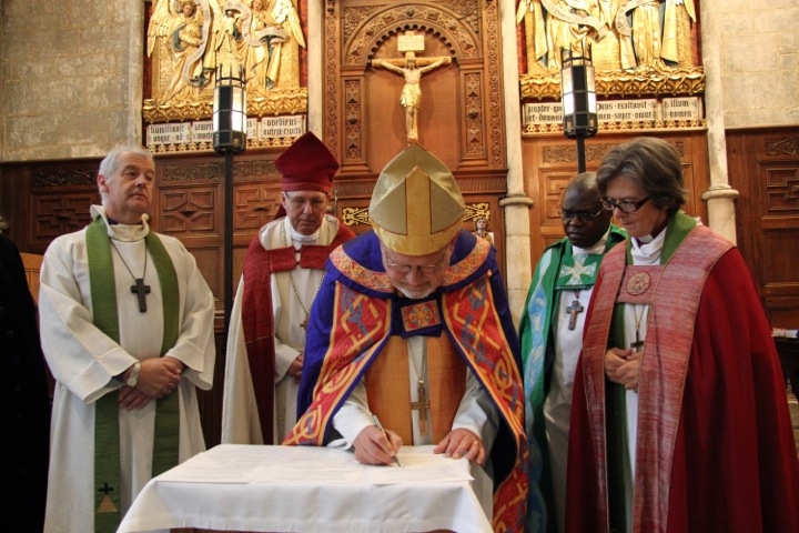 Podpisanie Ugody z Porvoo przez Luterański Kościół Wielkiej Brytanii